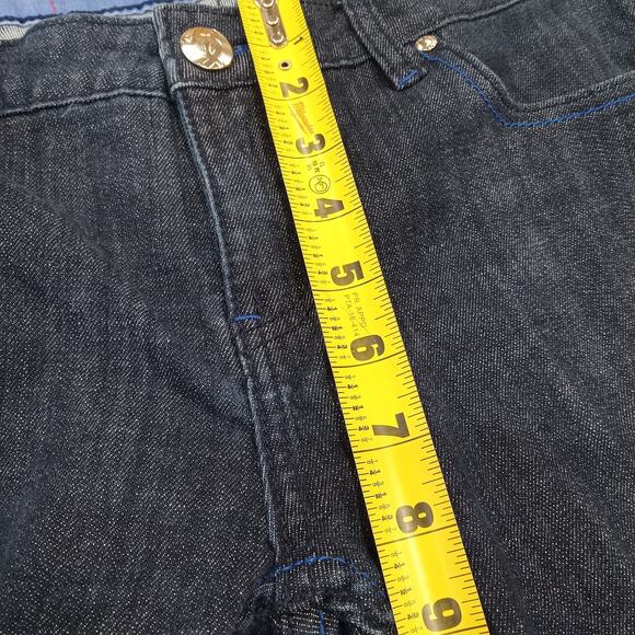 Vintage Y2K Low Rise Pepe Jeans London Straight Womens 31 Dark Denim Blue Stitch - Picture 9 of 16